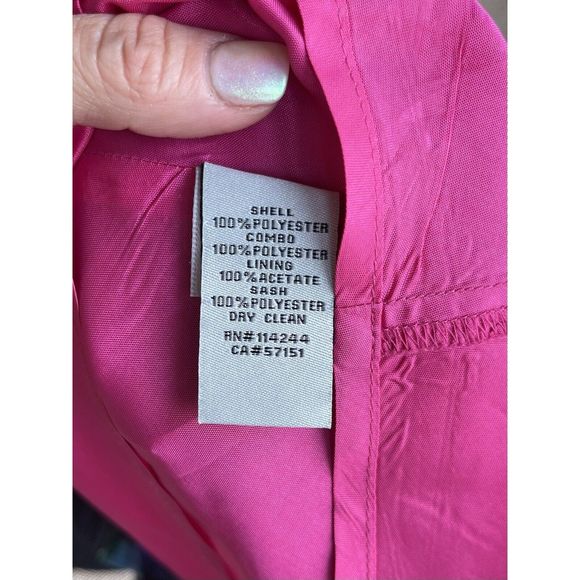 Eliza J Faille belted fit & flare dress - size 8 - multicolored - Picture 9 of 10